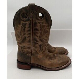 Preowned Men's Brown Duke Western Boots - Square Toe 9.5D